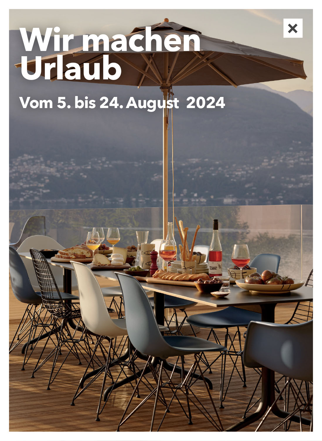 Wir machen Urlaub